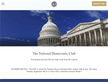 Tablet Screenshot of natdemclub.org